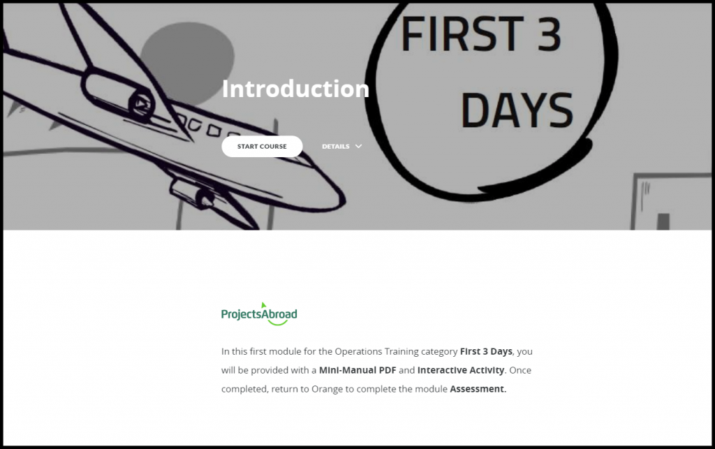 First 3 Days: Introduction
